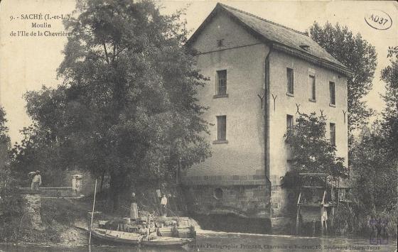 Saché, Moulin de l'île de la Chevrière