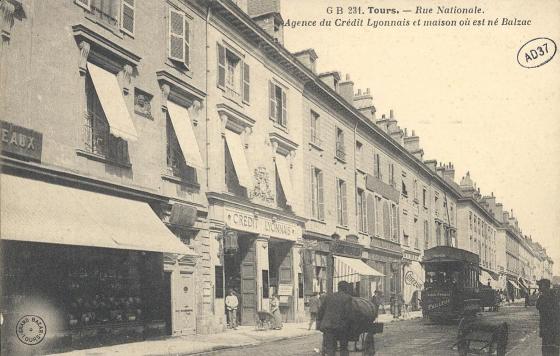 [Tours, rue Nationale, maison natale d'Honoré de Balzac]