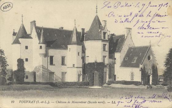 Vouvray - Château de Moncontour (façade nord)