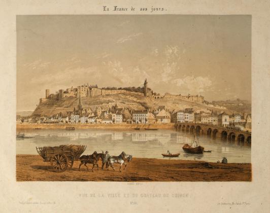 La France de nos jours / VUE DE LA VILLE ET DU CHATEAU DE CHINON