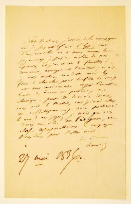 [Lettre d’Honoré de Balzac au Dr Nacquart]