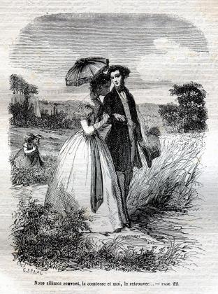 [Promenade de Félix et Henriette de Mortsauf]